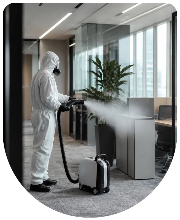 Профессиональная дезодорация офиса от запахов в Сестрорецке